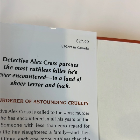 Cross‎ Country by James Patterson Hardcover - Picture 4 of 5